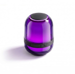 Compacte speaker met verlichting en 8 W vermogen kleur zwart gedetailleerde weergave 3
