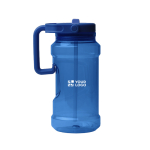 Sportfles van kunststof met opklapbaar rietje en handvat 1,5 L hoofdweergave