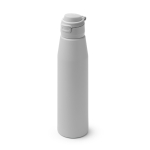 Roestvrijstalen fles met versterkte lekvrije sluiting 750 ml kleur grijs eerste gebruiksweergave