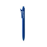 Pen met bijpassende klemclip, mat kunststof en blauwe inkt hoofdweergave