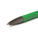 Aluminium balpen met touchpen en blauwe inkt kleur groen detailweergave 1