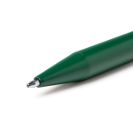 Aluminium pen met matte afwerking, jumbo vulling en blauwe inkt kleur groen detailweergave 1