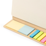 Planner van gerecycled karton met harde kaft en ringen kleur naturel detailweergave 2