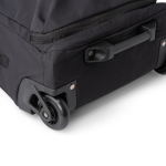 Trolley van gerecycled nylon met handige vakken en handgrepen kleur zwart detailweergave 1