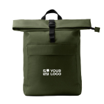 Eco polyester rugzak met uitbreidbaar hoofdvak voor 15'' hoofdweergave