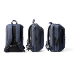 Uitbreidbare zakelijke rugzak voor 17”-laptop van 900D-nylon kleur marineblauw detailweergave 1