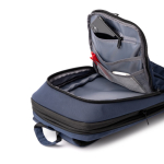 Uitbreidbare zakelijke rugzak voor 17”-laptop van 900D-nylon kleur marineblauw detailweergave 2