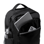 Laptoprugzak van gerecycled nylon met antidiefstalvak 16” kleur zwart detailweergave 3