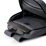 Laptoprugzak van kunststof met reflecterende banden 15” kleur grijs detailweergave 4