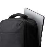 Eco polyester rugzak met vacuüm en elektrische pomp 15” kleur zwart detailweergave 4