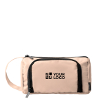 Toilettas van gerecycled polyester met bovenopening en handvat hoofdweergave