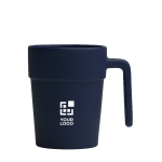 Keramische mok, ergonomisch oor en bijpassende binnenkant 250 ml hoofdweergave
