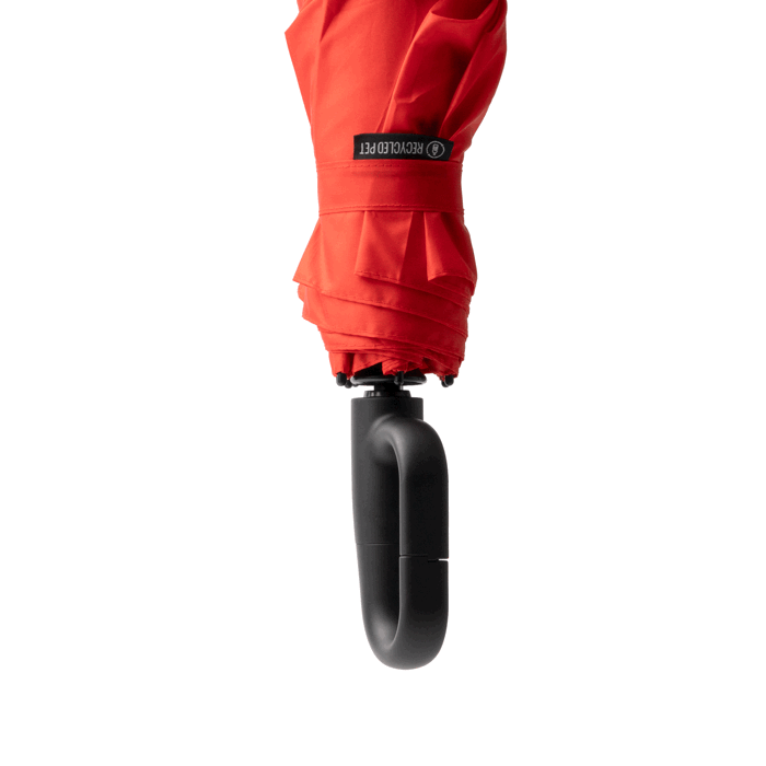Automatische vouwparaplu met windbestendig systeem Ø100 kleur rood