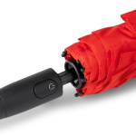 Automatische vouwparaplu met windbestendig systeem Ø100 kleur rood detailweergave 4