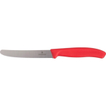 Roestvrijstalen tafelmes, gemaakt in de EU, Victorinox kleur rood derde weergave