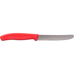 Roestvrijstalen tafelmes, gemaakt in de EU, Victorinox kleur rood vierde weergave