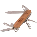 Victorinox zakmes van roestvrij staal en hout met 10 functies kleur hout derde weergave