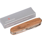 Victorinox zakmes van roestvrij staal en hout met 10 functies zesde weergave