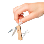 Victorinox zakmes van roestvrij staal en hout met 5 functies zesde weergave