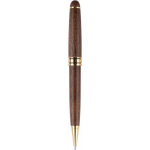 Schrijfset van hout en messing met houten etui en blauwe inkt elfde weergave