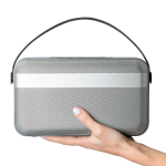 Draadloze luidspreker met dubbele basluidspreker BrandCharger 16 W kleur zilver tweede weergave