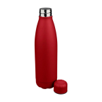 Druppelvrije fles van gerecycled RVS met matte afwerking 700 ml kleur bordeaux tweede weergave