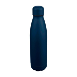 Druppelvrije fles van gerecycled RVS met matte afwerking 700 ml kleur blauw vijfde weergave