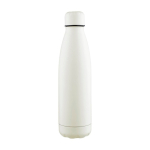Druppelvrije fles van gerecycled RVS met matte afwerking 700 ml kleur wit vijfde weergave