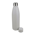 Druppelvrije fles van gerecycled RVS met matte afwerking 700 ml kleur grijs tweede weergave