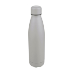 Druppelvrije fles van gerecycled RVS met matte afwerking 700 ml kleur grijs derde weergave