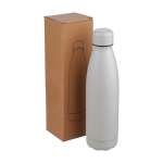 Druppelvrije fles van gerecycled RVS met matte afwerking 700 ml kleur grijs vierde weergave
