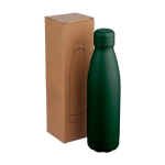 Druppelvrije fles van gerecycled RVS met matte afwerking 700 ml kleur groen derde weergave