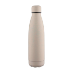 Druppelvrije fles van gerecycled RVS met matte afwerking 700 ml kleur beige derde weergave