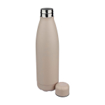 Druppelvrije fles van gerecycled RVS met matte afwerking 700 ml kleur beige vijfde weergave