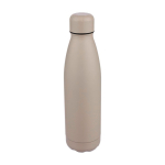 Druppelvrije fles van gerecycled RVS met matte afwerking 700 ml kleur beige zesde weergave