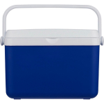 Draagbare koelbox van stevig kunststof met isolatie en handvat 4 L kleur blauw vijfde weergave