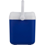Draagbare koelbox van stevig kunststof met isolatie en handvat 4 L kleur blauw zesde weergave