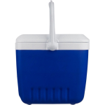 Stevige kunststof koelbox met dubbele wand en handgreep 13 L kleur blauw tweede weergave