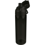 Stevige tritan drinkfles met kliksluiting en handgreep 750 ml kleur zwart tweede weergave
