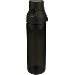 Stevige tritan drinkfles met kliksluiting en handgreep 750 ml kleur zwart vierde weergave