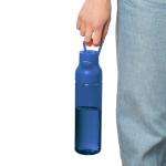 Stevige tritan drinkfles met kliksluiting en handgreep 750 ml kleur blauw zesde weergave