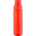 Stevige tritan drinkfles met kliksluiting en handgreep 750 ml kleur rood tweede weergave