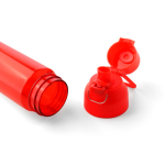 Stevige tritan drinkfles met kliksluiting en handgreep 750 ml kleur rood vierde weergave