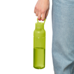 Stevige tritan drinkfles met kliksluiting en handgreep 750 ml kleur groen derde weergave