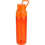 Stevige tritan drinkfles met kliksluiting en handgreep 750 ml kleur oranje vierde weergave