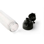 Transparante tritan fles met gekleurde dop en kliksluiting 750 ml kleur zwart zevende weergave