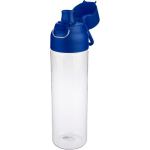 Transparante tritan fles met gekleurde dop en kliksluiting 750 ml kleur blauw tweede weergave