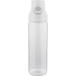 Transparante tritan fles met gekleurde dop en kliksluiting 750 ml kleur wit tweede weergave