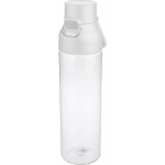 Transparante tritan fles met gekleurde dop en kliksluiting 750 ml kleur wit zesde weergave