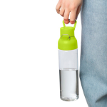 Transparante tritan fles met gekleurde dop en kliksluiting 750 ml kleur limoen groen vijfde weergave